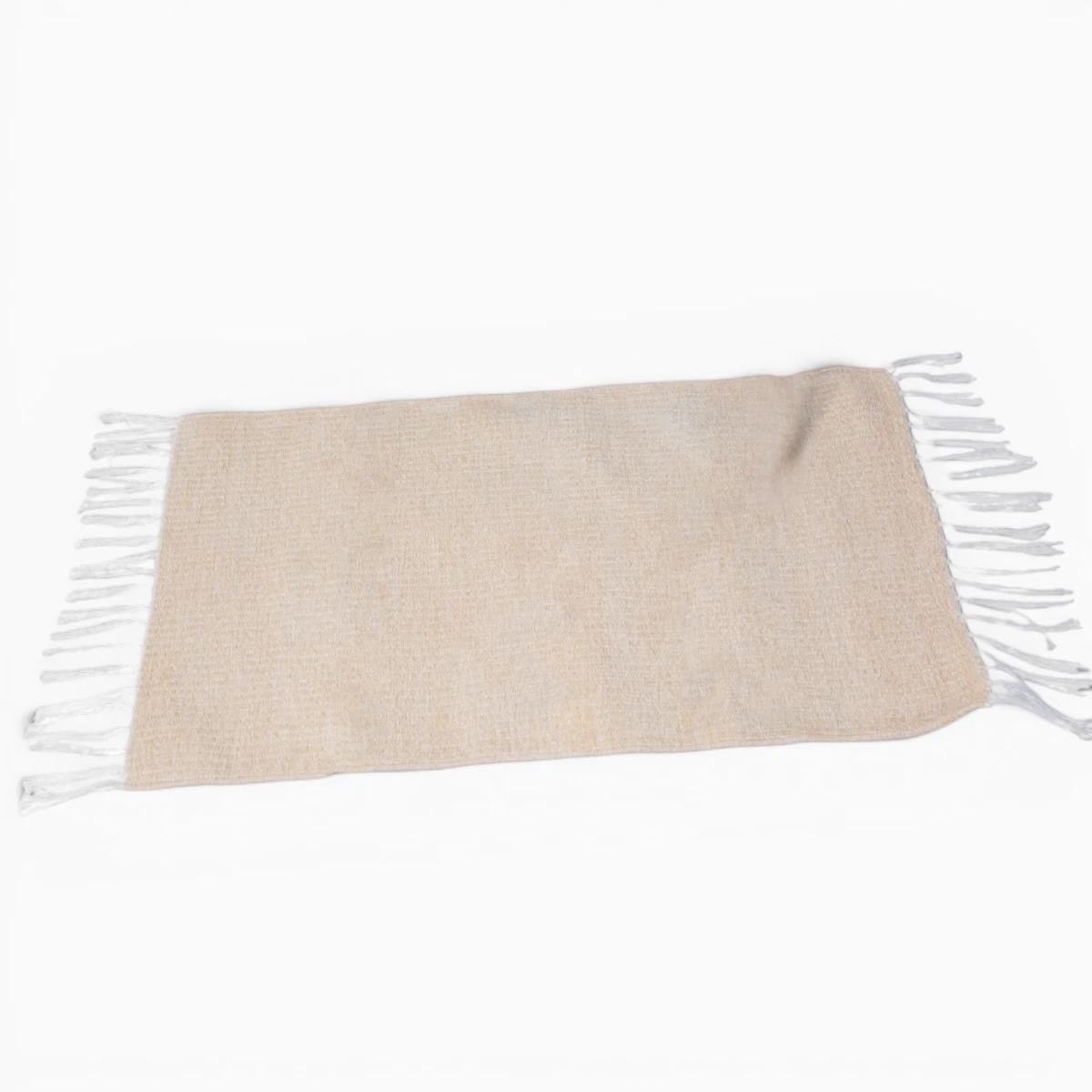 Tapis de Bain Velours Beige Sérénité