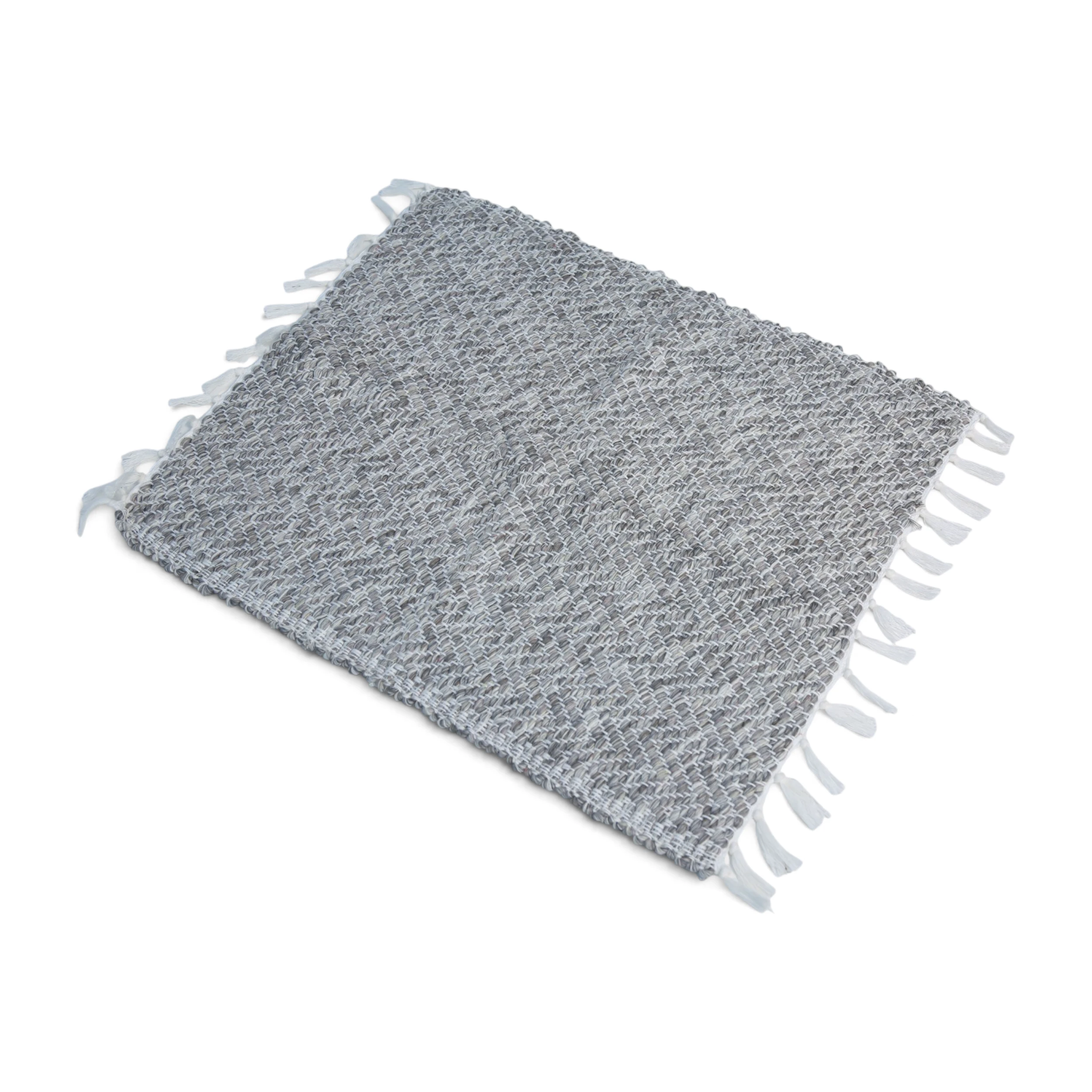 Tapis de bain NUAGE en coton tissé à la main