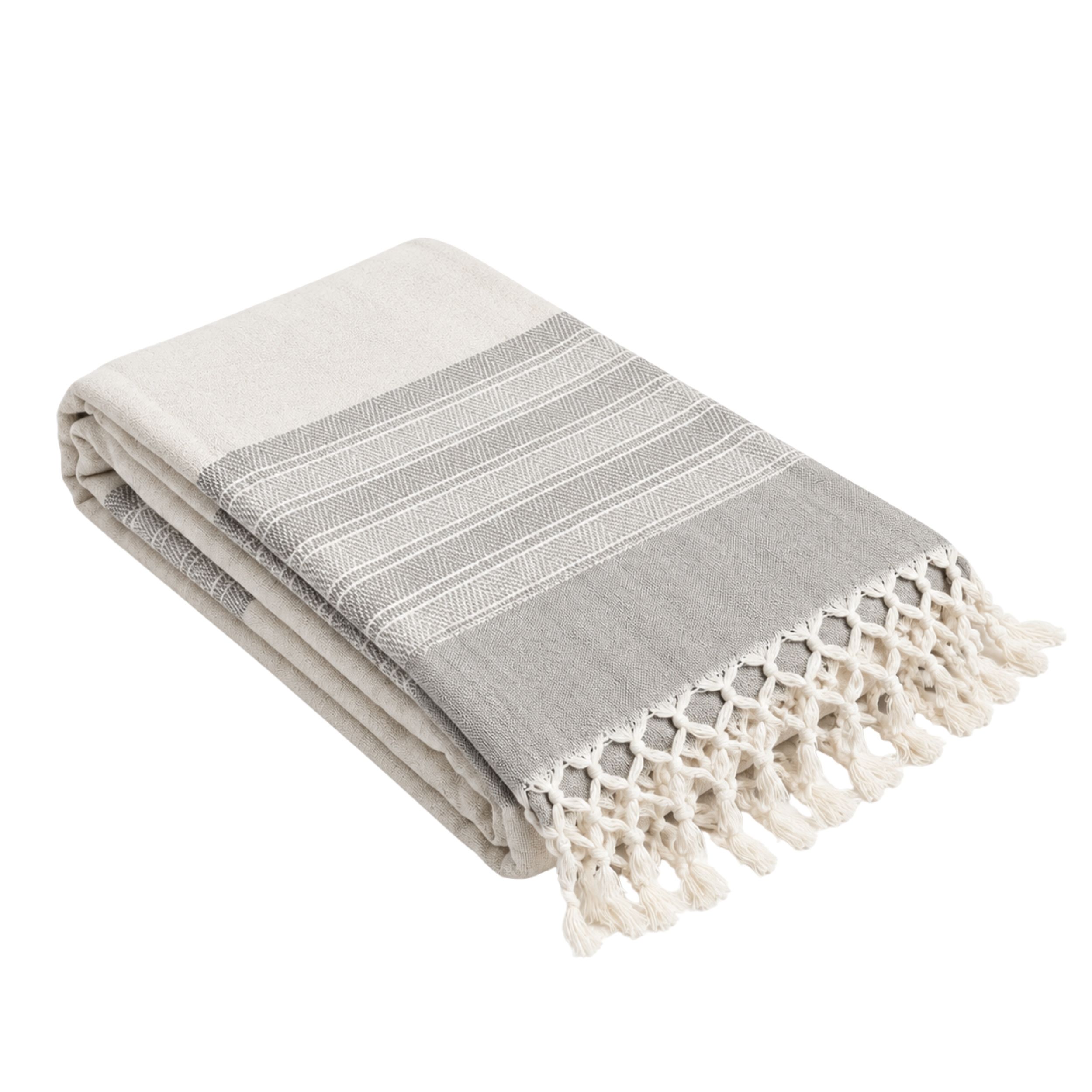 Jeté Héritage En Coton Tissé à la main