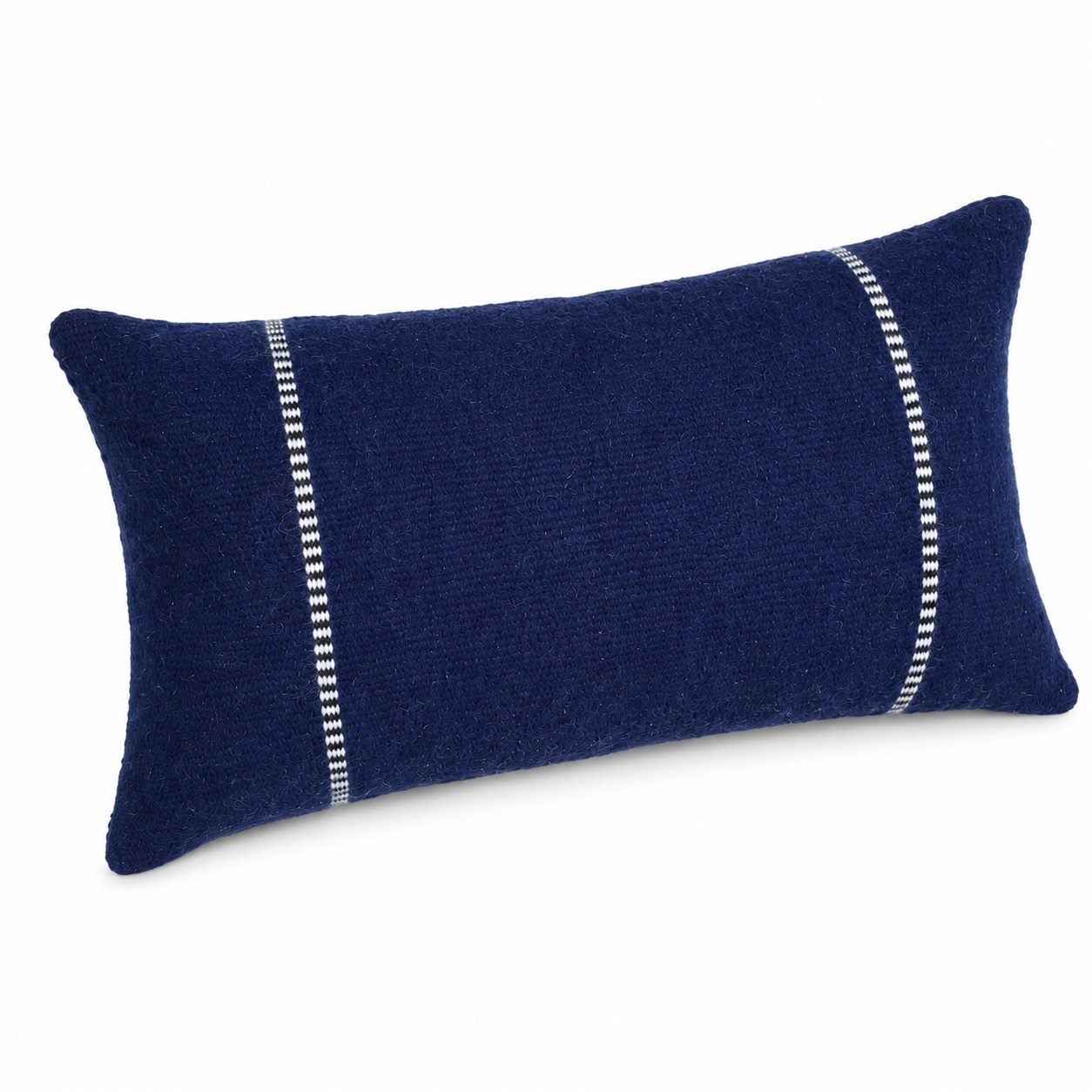 Coussin Atlas Bleu Tissé à la Main