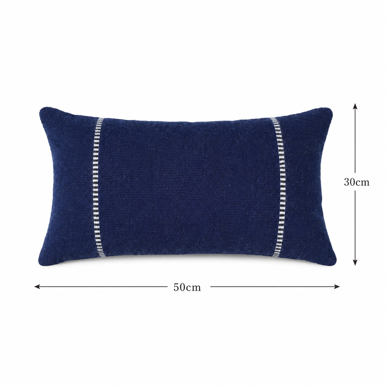 Coussin Atlas Bleu Tissé à la Main | ZÉNOBIE
