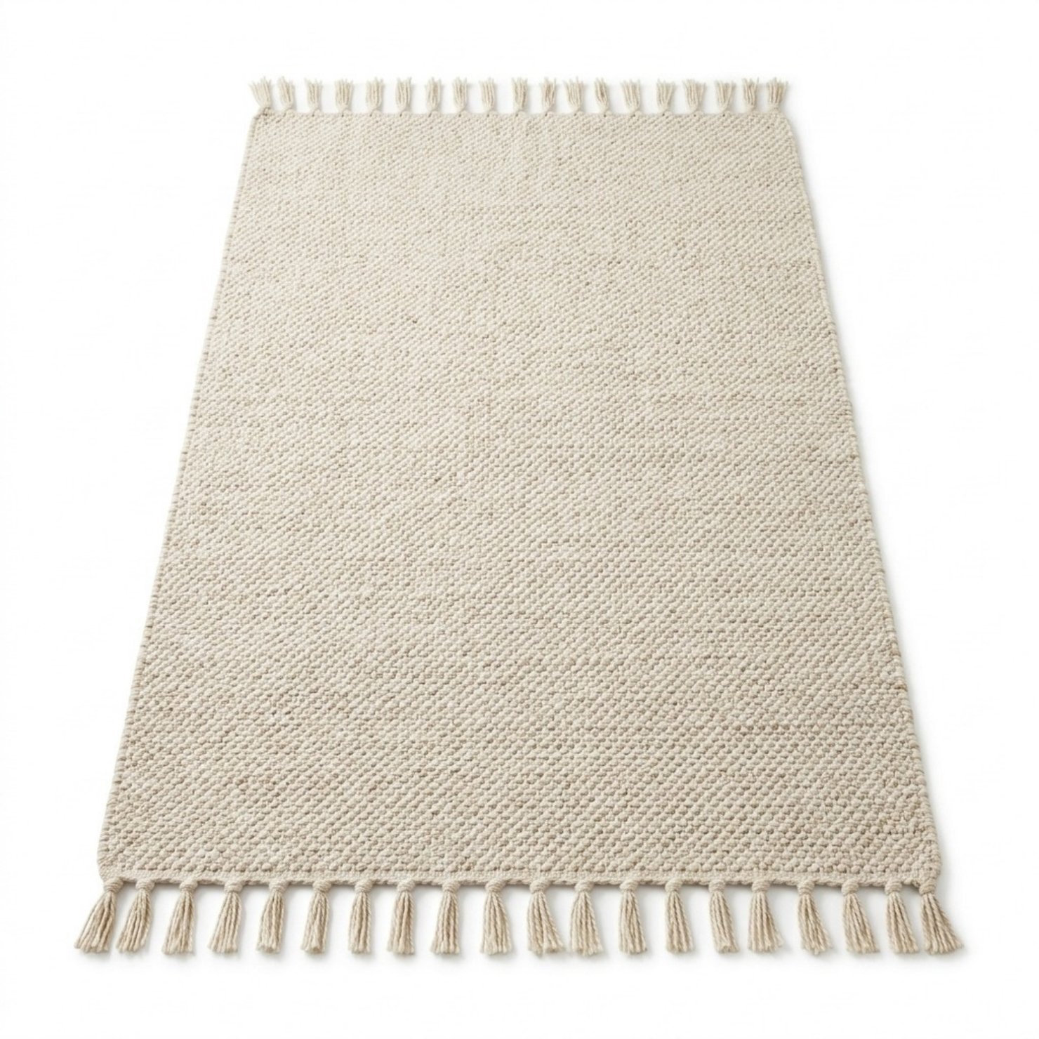 Descente de Lit Chevron 70 × 130 cm – Tissée à la Main